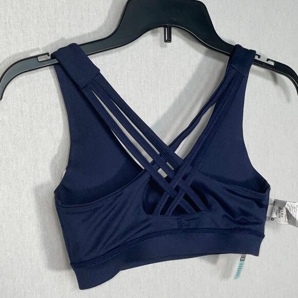 Ideology Low Impact Sports Bra, Blue XS - Picture 11 of 12